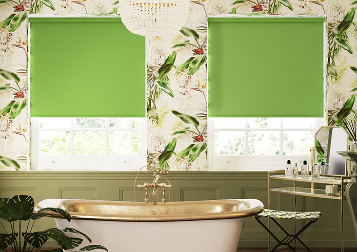 Trinity (FR Blackout), Parakeet - Roller Blind - Image 3